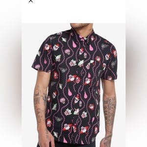 Killer klowns from outer space klowns woven button up